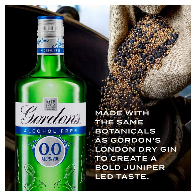 Gordon's 0.0% alcohol-free spirit 70cl, UK version