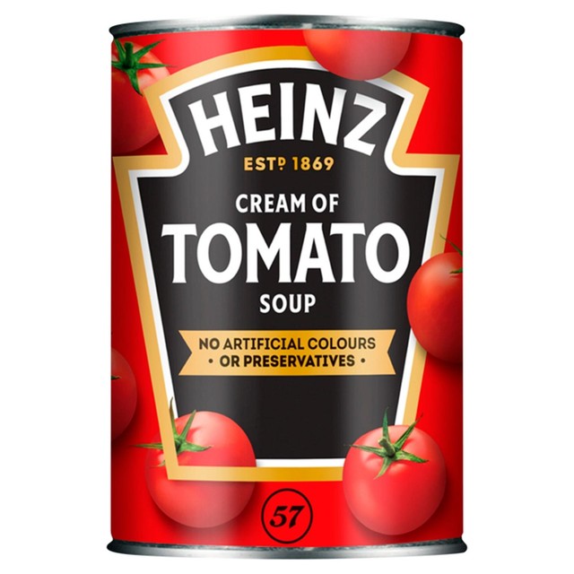 Heinz cream of tomato soup 300g can, UK version