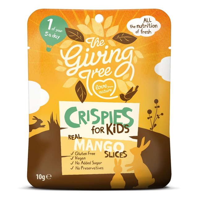 Giving Tree Freeze Dried Mango Crispies for Kids 10g, UK version