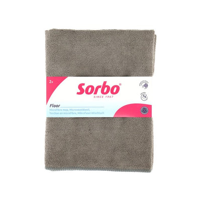 Sorbo Microfibre Floor Cloth 2pk - Multi-Purpose Cleaning Cloth 50 x 60 cm