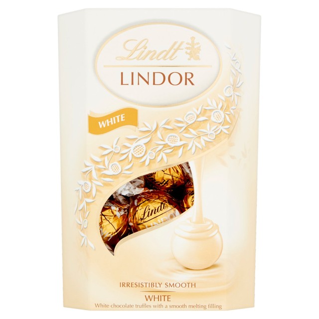 Lindt white chocolate truffles box 200g, UK version