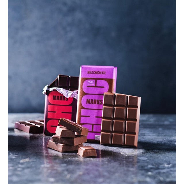 M&S dark chocolate bar 180g, imported from the UK
