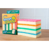 Scrub Daddy Sponge Daddy multi-color sponge 4 pack (British brand)