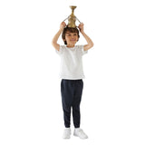 M&S kids cotton-rich joggers navy 7-8 years, imported from the UK