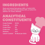 Webbox salmon and trout cat treats 30g (British brand)