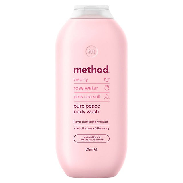 Method Pure Peace body wash 532ml, imported from the UK