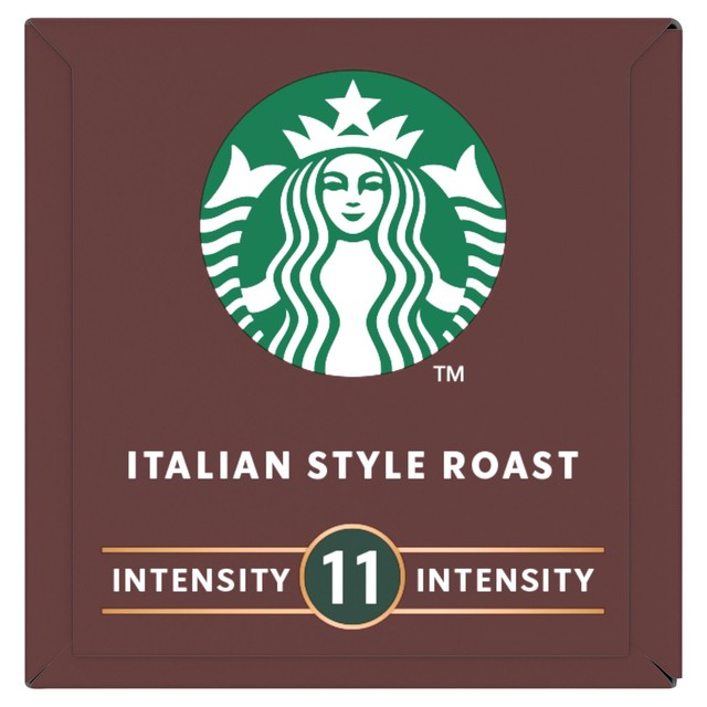 Starbucks Italian Roast coffee capsules 10 pack (British brand)