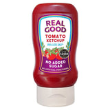 Real Good No Added Sugar Low Salt Tomato Ketchup 310g, imported from the UK