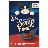 Felix wet cat food Chicken, Beef & Lamb 6 x 48g - British product