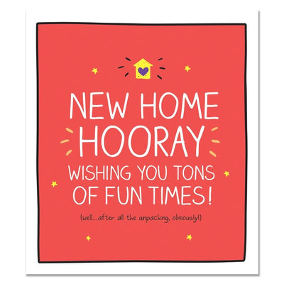 Pigment Happy Jackson New Home Hooray Blank Greeting Card