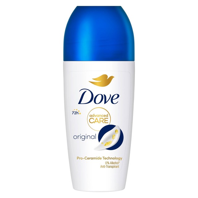 Dove Advanced Antiperspirant Deodorant Roll On Original 50ml - British product