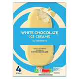 Sainsburys Indulgence Ice Cream White Chocolate 4x110ml