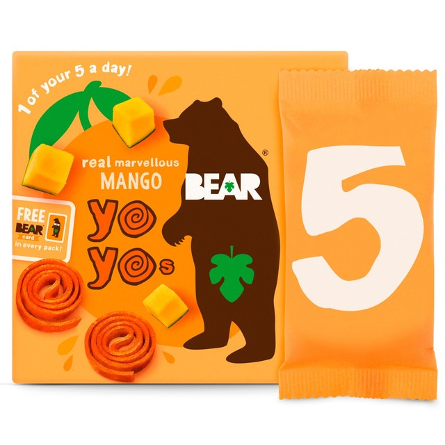 Bear mango fruit rolls 100g multipack - British product
