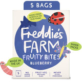 Freddie Fruity Bites blueberry fruit snacks 100g - British product