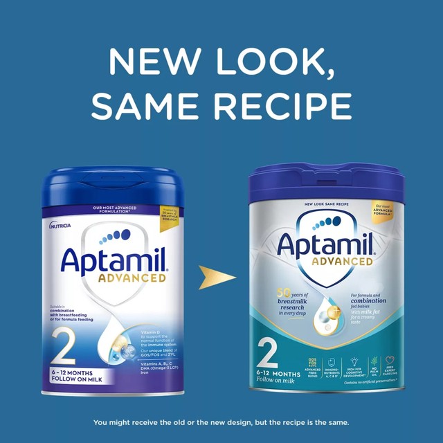 Aptamil Advanced 2 Follow On Milk powder 800g - British product