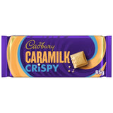 Cadbury Caramilk Crisp white chocolate bar 85g - British product