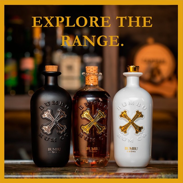 Bumbu Original Barbados Rum 70cl Glass Bottle - British product