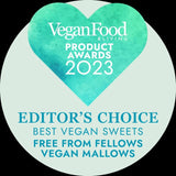 Free From Fellows vegan strawberry flavoured marshmallows 105g - British product
