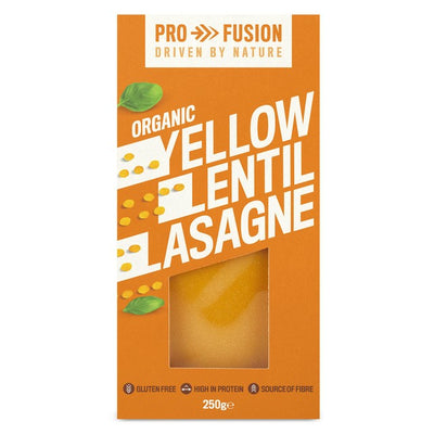 Profusion Organic Protein Yellow Lentil Lasagne Sheets Gluten Free Pasta 250g