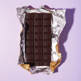 Raw Halo Dark & Salted Almond Truffle Centres Vegan Chocolate Bar