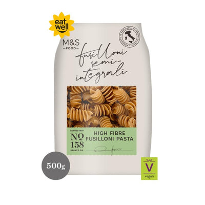 M&S Fusilloni Authentic Italian Spiral Pasta 500g