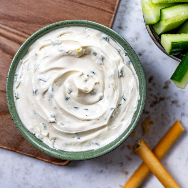 M&S sour cream and chive dip 230g, imported from the UK
