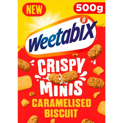 Weetabix Crispy Minis Caramelised Biscuit Breakfast Cereal 500g