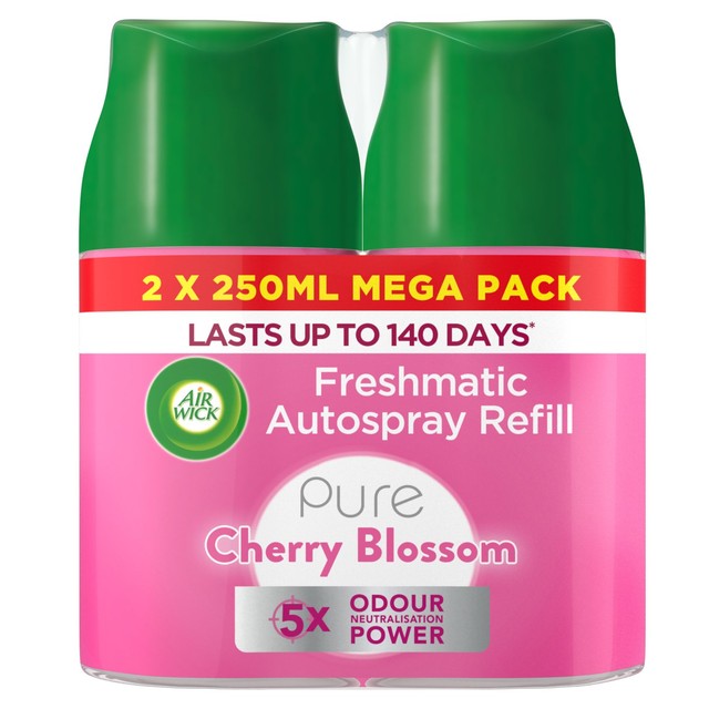 Airwick Pure Cherry Blossom air freshener refill 2 x 250ml - British product
