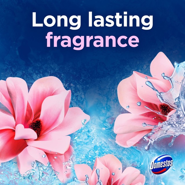 Domestos Magnolia Toilet Rim Block - British product