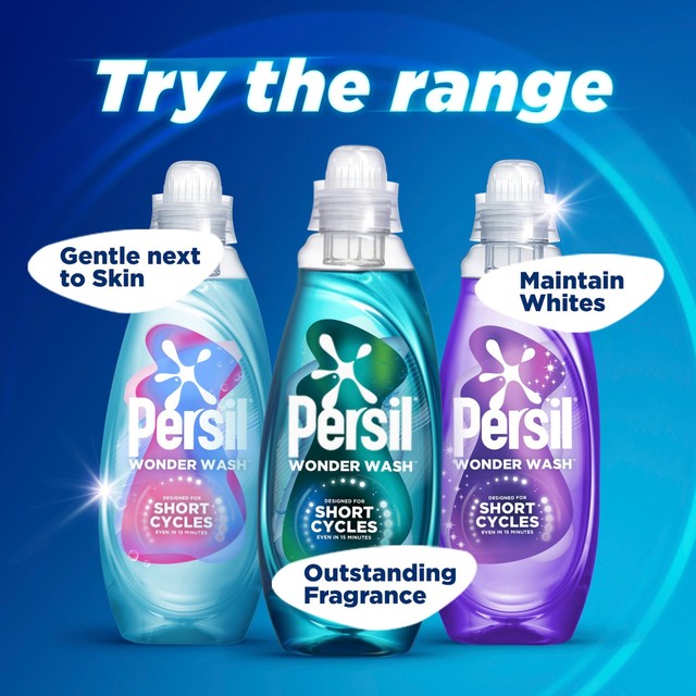 Persil Sensitive Non-Bio Liquid Laundry Detergent 1485ml, imported from the UK