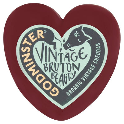 Godminster Heart-Shaped Vintage Organic Cheddar Cheese 200g