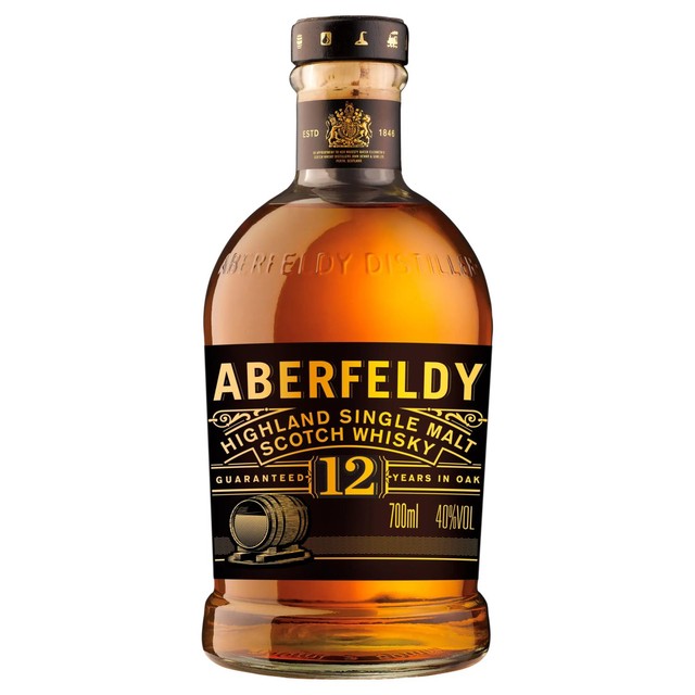 Aberfeldy 12 Year Old Single Malt Scotch Whisky 70cl - British product