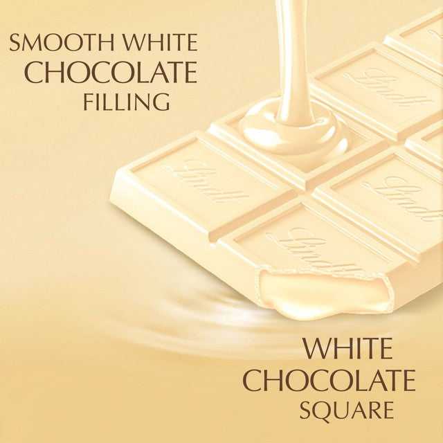 Lindt Lindor white chocolate bar 100g, UK version