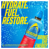 Lucozade sports drink raspberry 4x500ml, UK version
