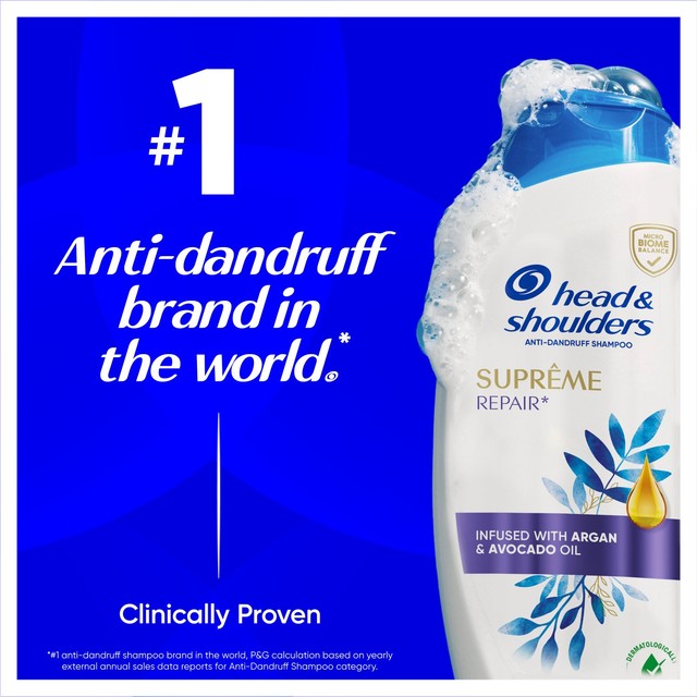 Head & Shoulders Supreme Repair Anti-Dandruff Shampoo 400ml, UK version