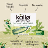 Kallo organic vegetable stock cubes 6x10g, UK version