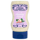 Pizza Express garlic and herb sauce 255g, imported from the UK