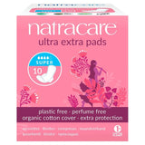 Natracare organic cotton pads 10 pack, imported from the UK