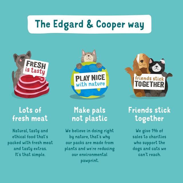Edgard & Cooper wet dog food with organic fish - British product