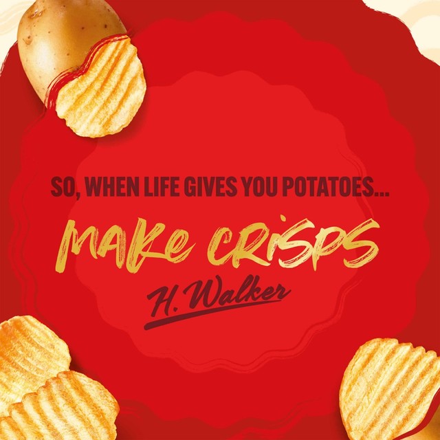 Walkers Crinkles Simply Salted crisps 5x23g multipack (British brand)
