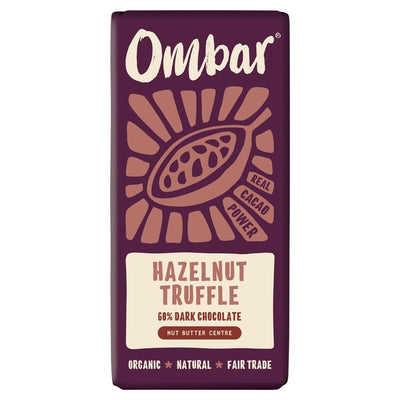 OMBAR Centres Truffe Noisette Chocolat Bio 70g