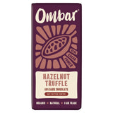 OMBAR hazelnut truffle chocolate 70g, imported from the UK