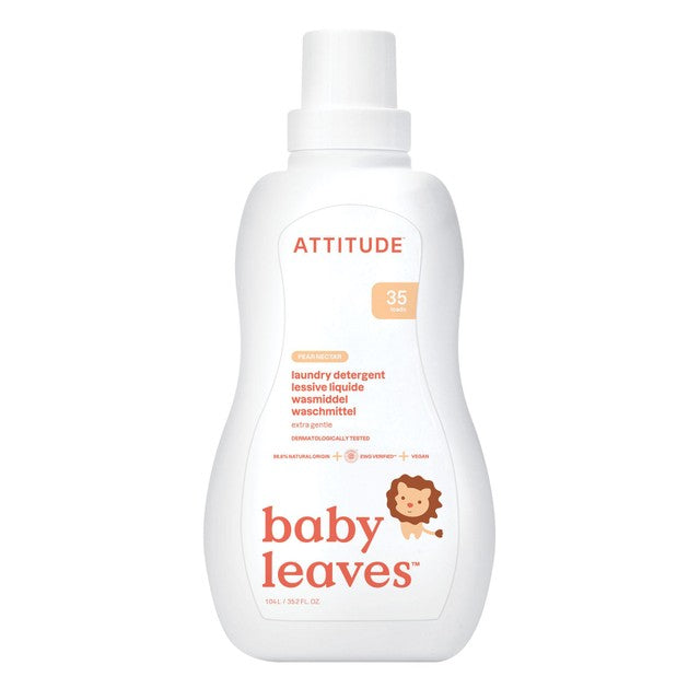 Attitude baby laundry detergent Pear Nectar 35 loads - British product