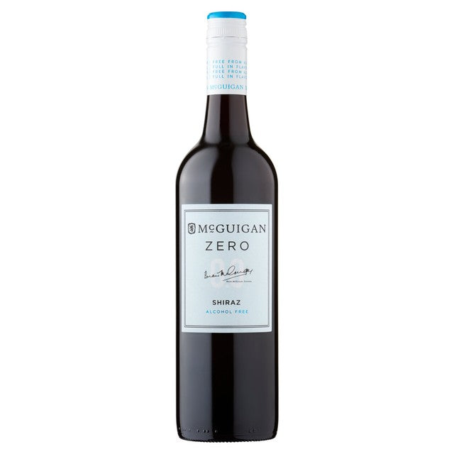McGuigan Zero Shiraz non-alcoholic red wine 75cl, imported from the UK