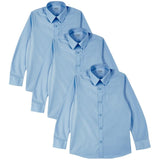 M&S boys blue long sleeve school shirt 6-7 Years (British brand)
