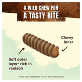 Adventuros Venison dog treats 150g - British product