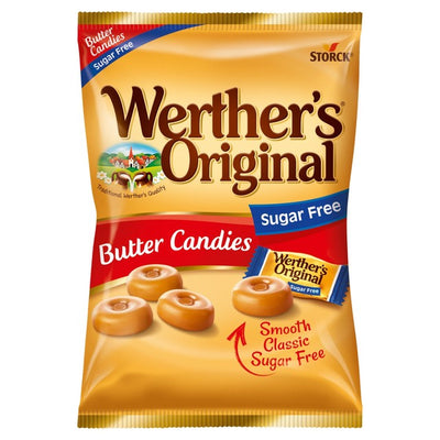 Werther's Original Butter Candies Sugar Free Caramel Sweets 80g