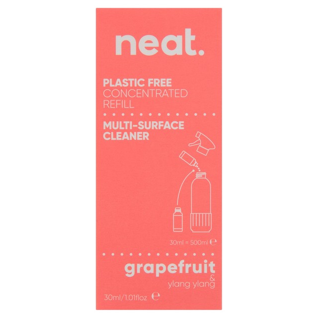 Neat Grapefruit Multi-Surface Concentrated Refill 30ml, imported from the UK