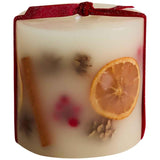 M&S botanical candle red, imported from the UK
