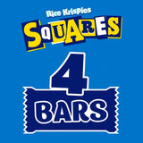 Kellogg's Rice Krispies Squares chocolate caramel cereal bar 4 x 36g, UK version